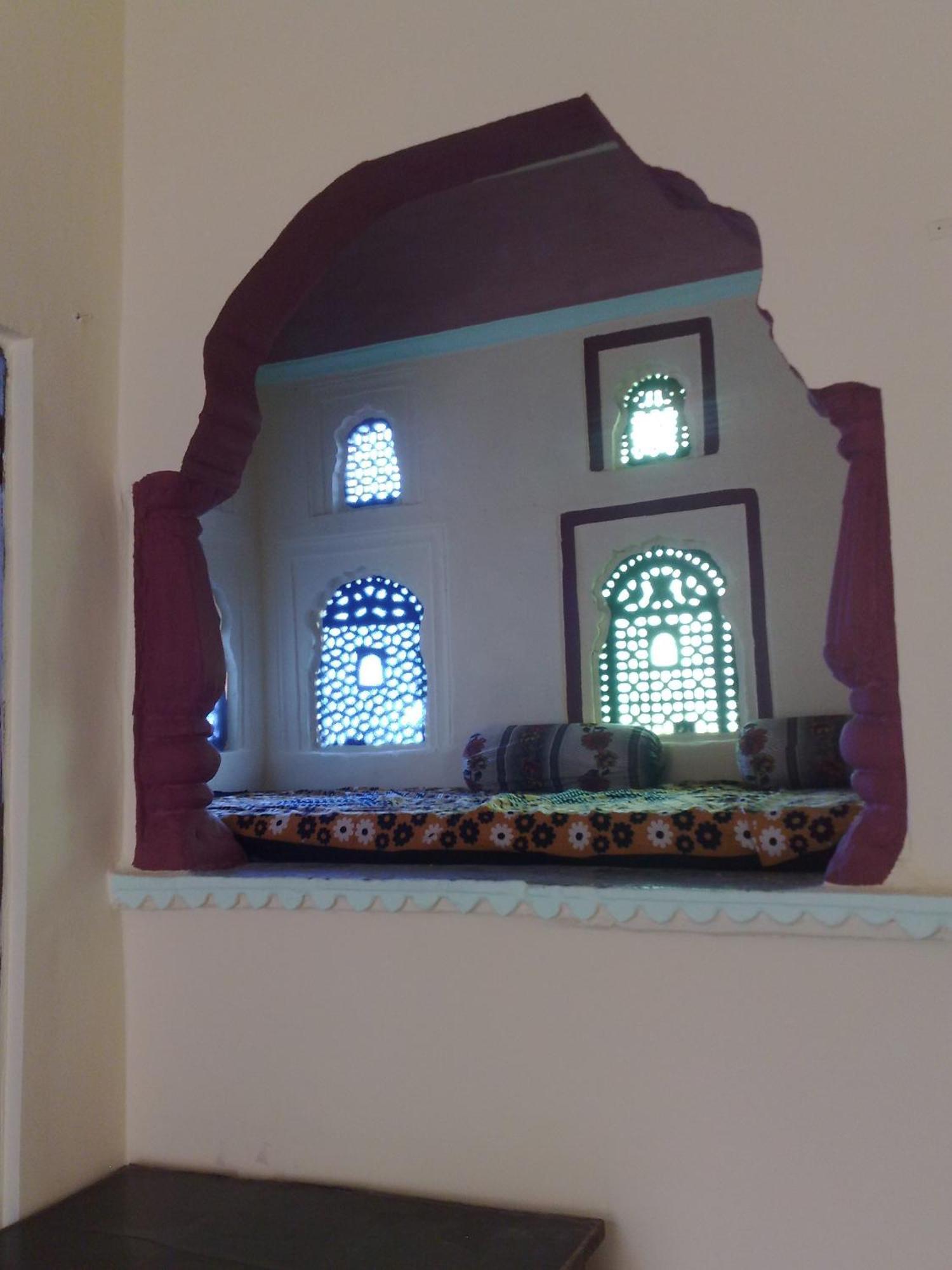Būndi Raj Mahal Guest House الغرفة الصورة